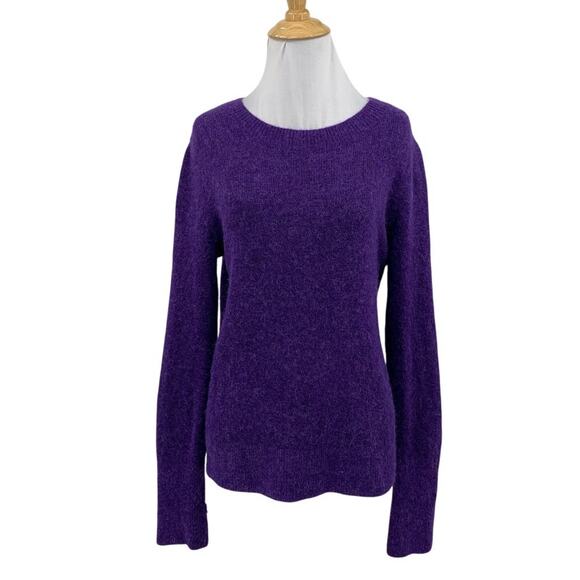 COS Sweater Womens M Medium Mulberry Alpaca Wool Blend Cozy Soft Pullover Jumper - Picture 1 of 10
